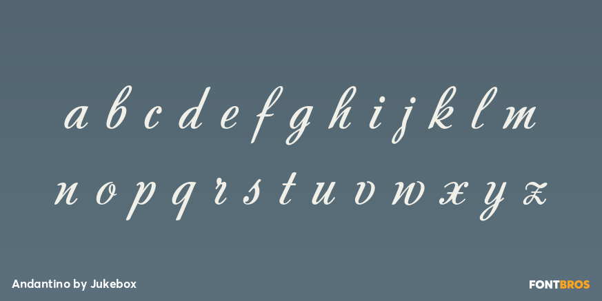 Andantino Font Poster #1
