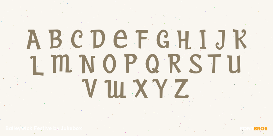 Baileywick Festive Font Poster #2