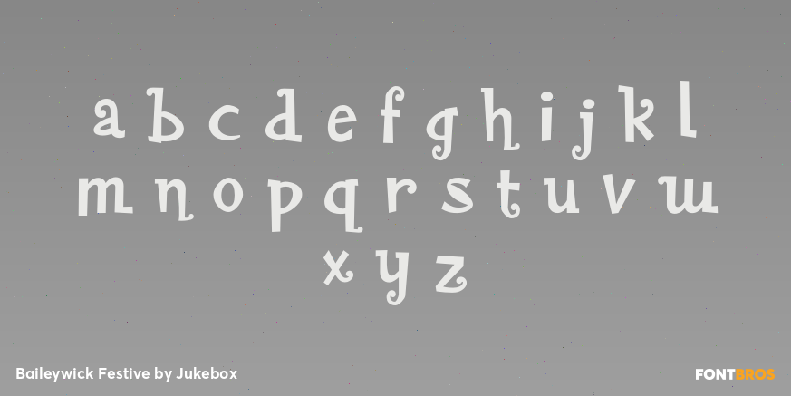 Baileywick Festive Font Poster #3