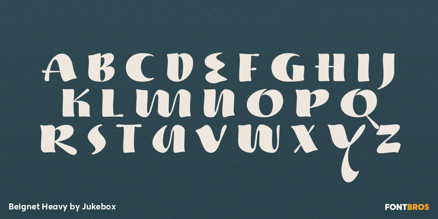 Beignet Heavy Font Poster #2