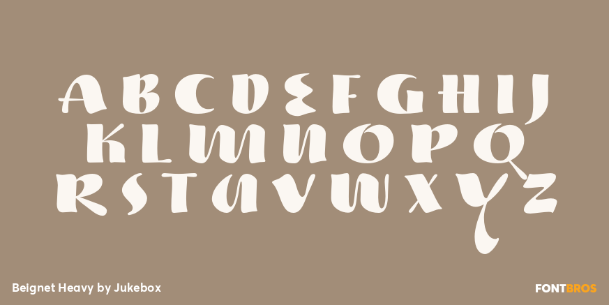 Beignet Heavy Font Poster #1