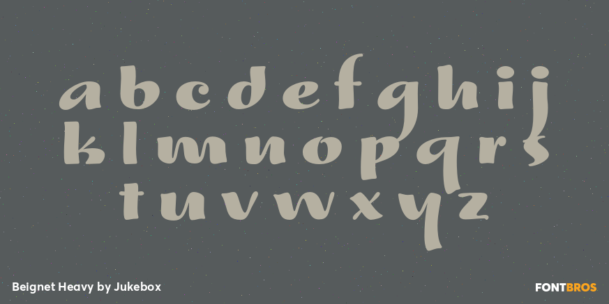 Beignet Heavy Font Poster #1