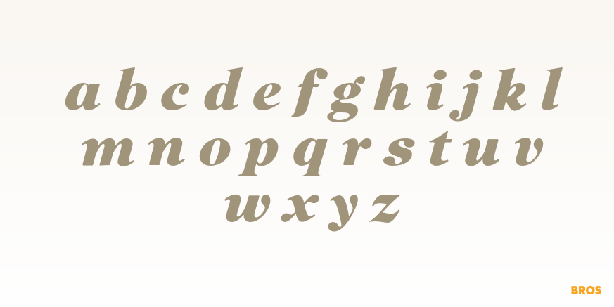 Cabernet Italic Font Poster #1
