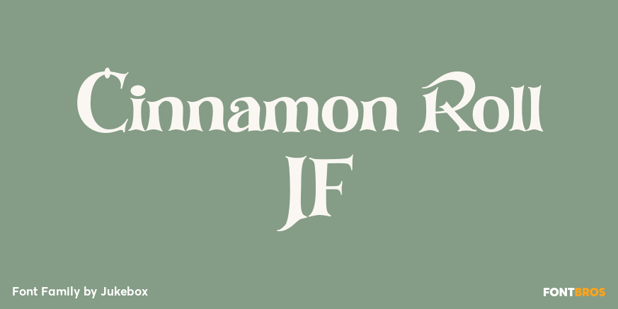 Cinnamon Roll JF Font Poster #1