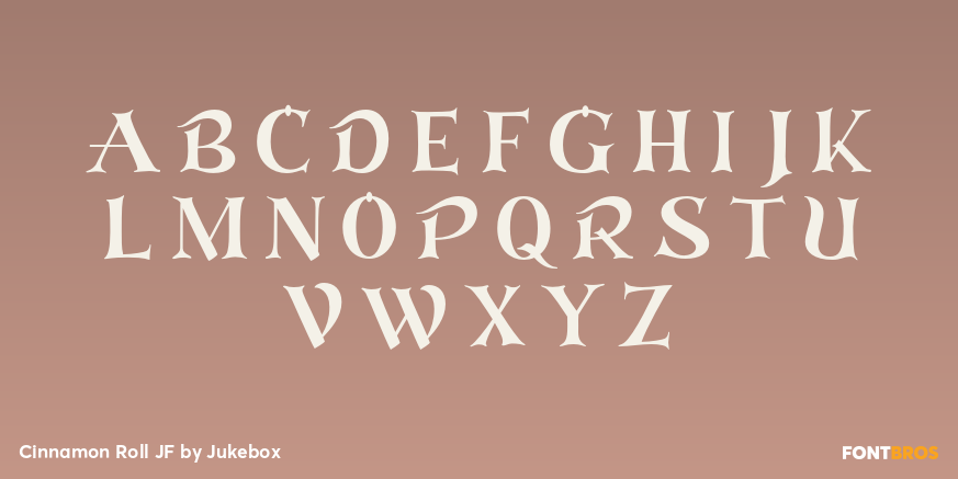 Cinnamon Roll JF Font Poster #2