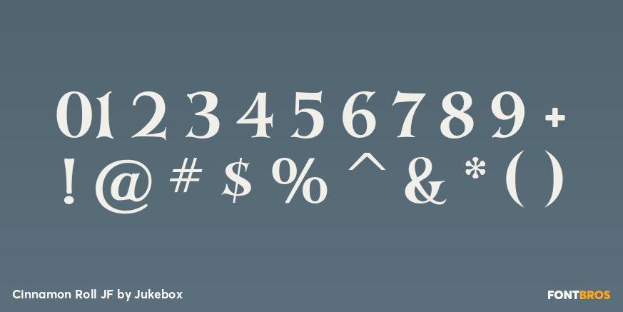 Cinnamon Roll JF Font Poster #4