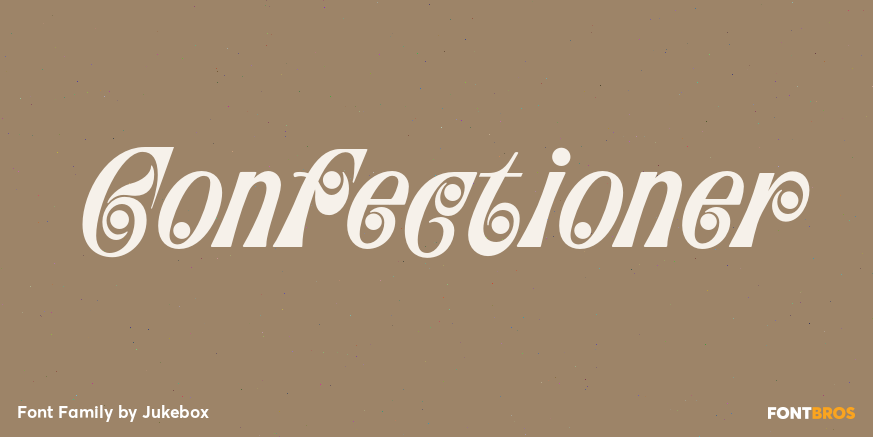 Confectioner Font Poster #1