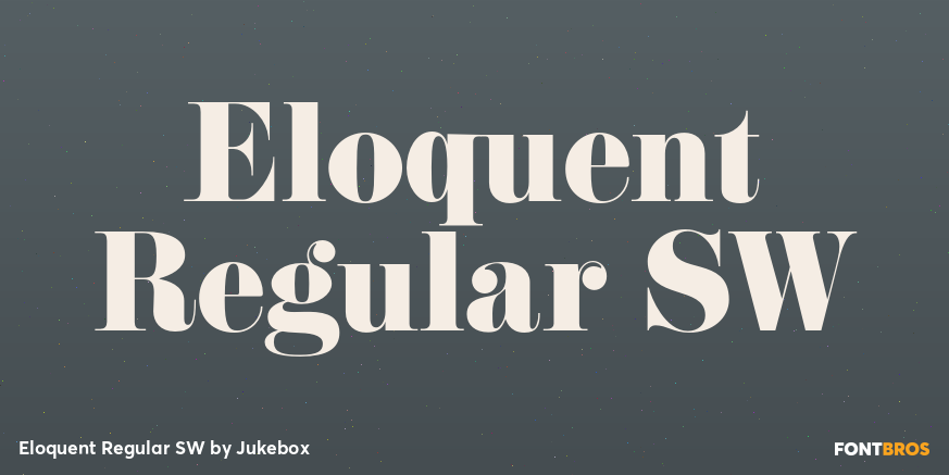 Eloquent Regular SW Poster