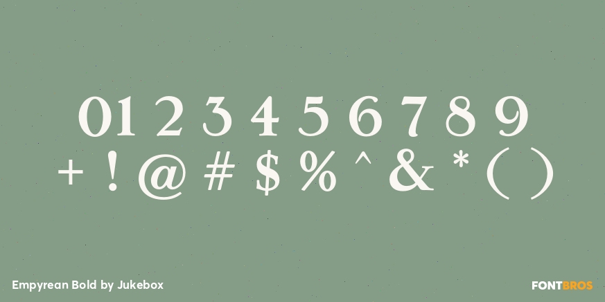 Empyrean Bold Font Poster #4