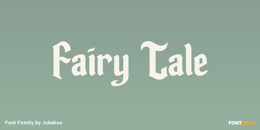 Fairy Tale Font Poster