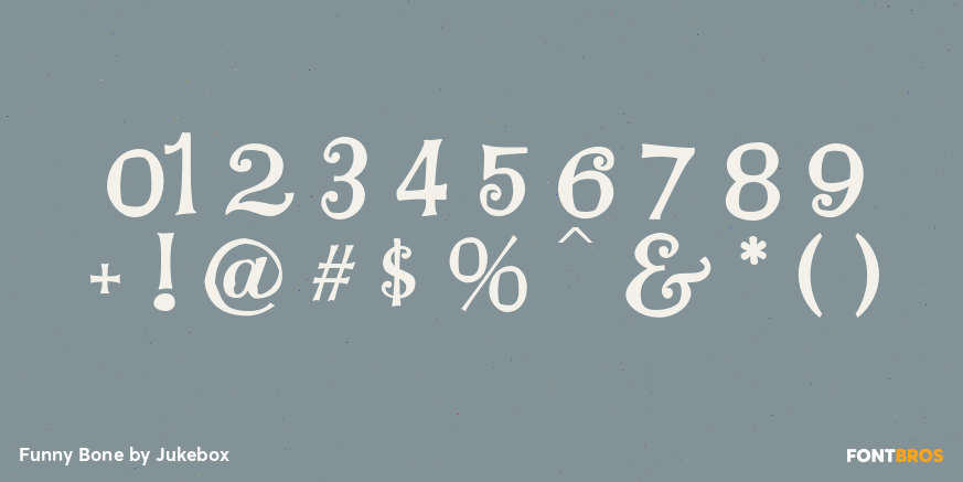 Funny Bone Font Poster #1