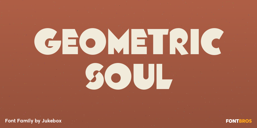 Geometric Soul Font Poster #1