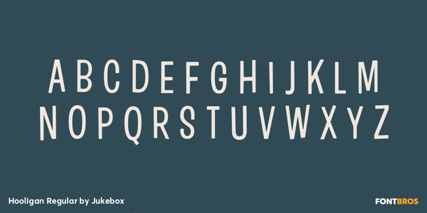 Hooligan Regular Font Poster #1