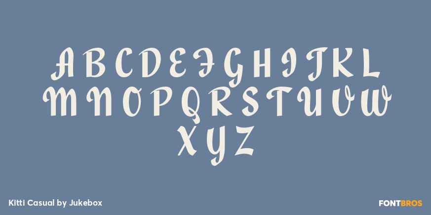 Kitti Casual Font Poster #1