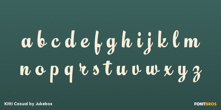 Kitti Casual Font Poster #1