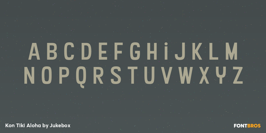 Kon Tiki Aloha Font Poster #3