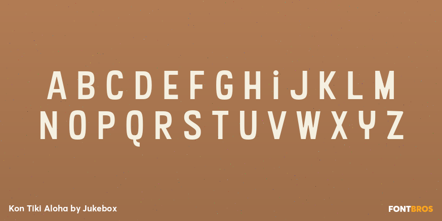 Kon Tiki Aloha Font Poster #1