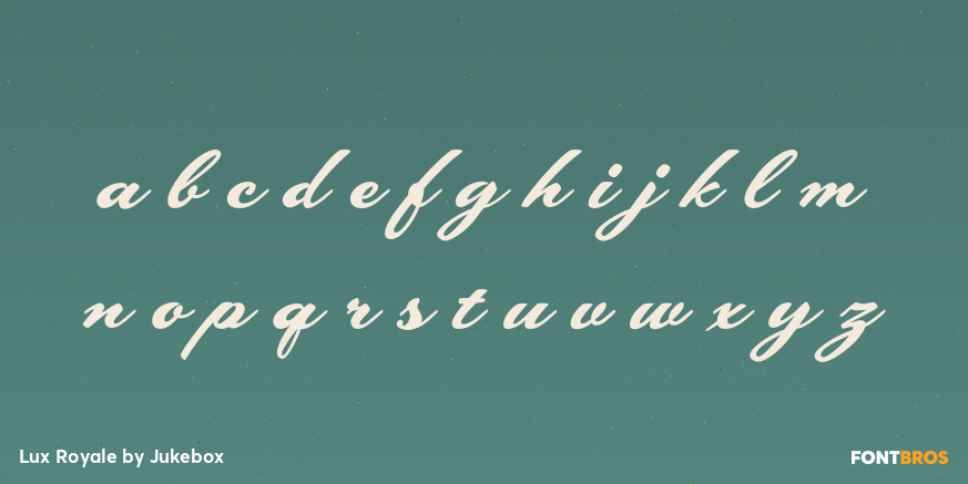 Lux Royale Font Poster #3