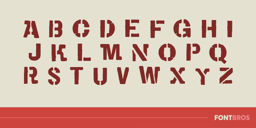 WARNING! Font Poster #2