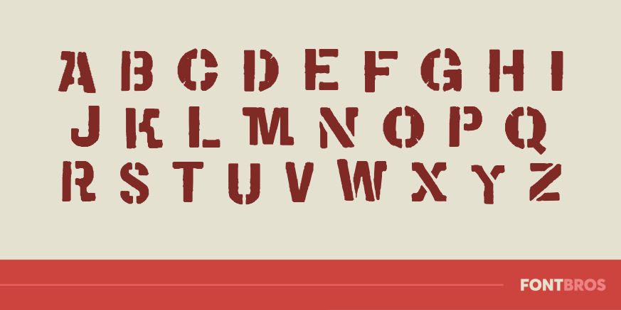 WARNING! Font Poster #3