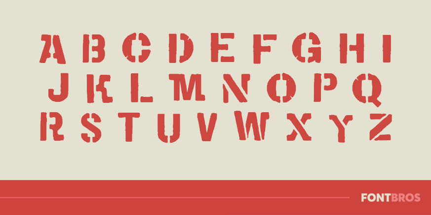 WARNING! Font Poster #1