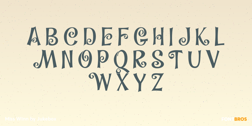 Miss Winn Font Poster #1