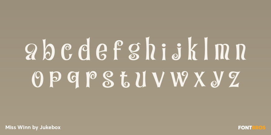 Miss Winn Font Poster #1