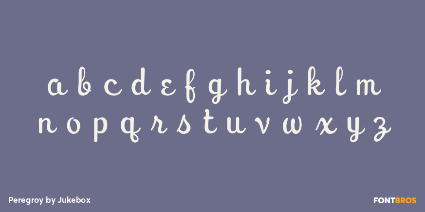 Peregroy Font Poster #3