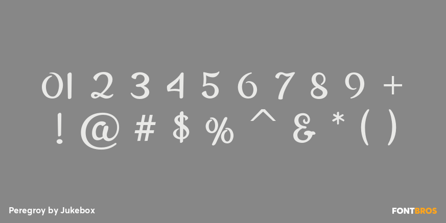 Peregroy Font Poster #4