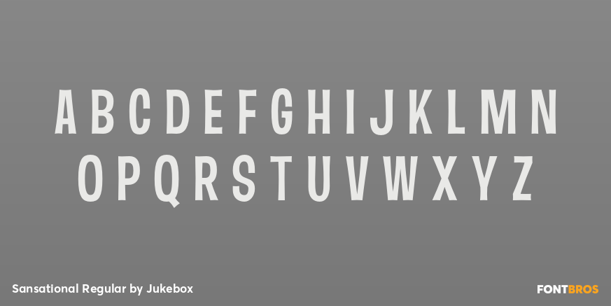 Sansational Regular Font Poster #2