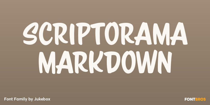Scriptorama Markdown Poster