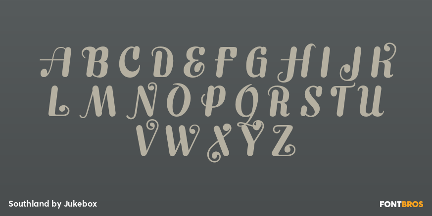 Southland Font Poster #1