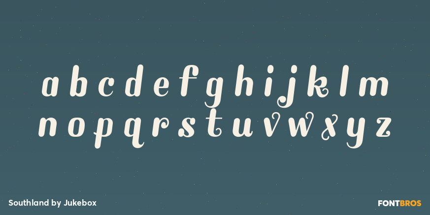 Southland Font Poster #1