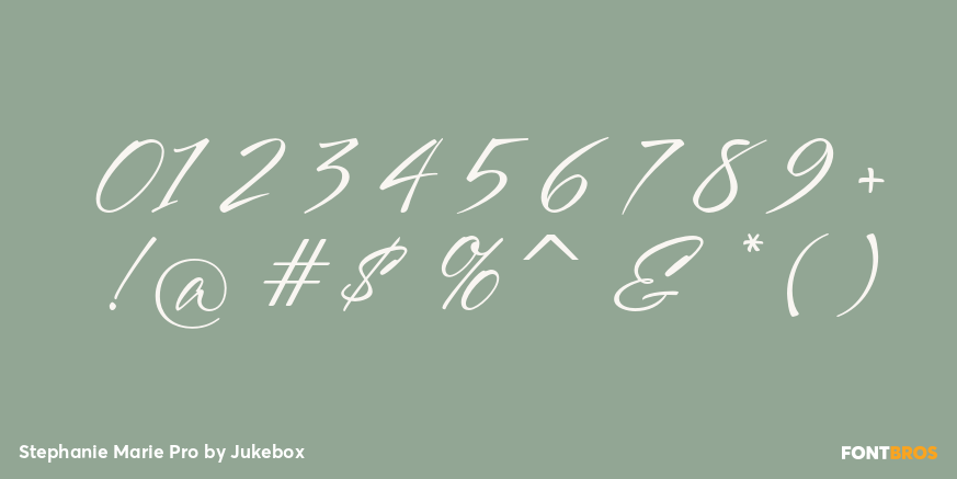 Stephanie Marie Pro Font Poster #4
