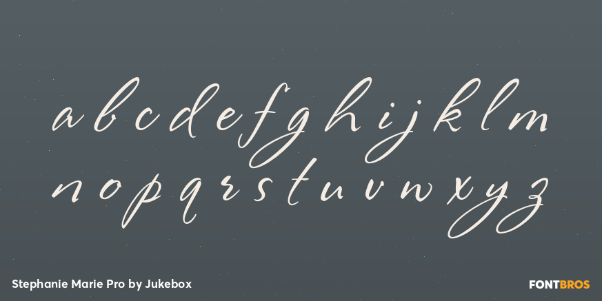 Stephanie Marie Pro Font Poster #1