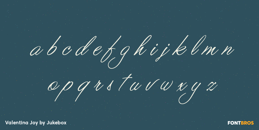 Valentina Joy Font Poster #1