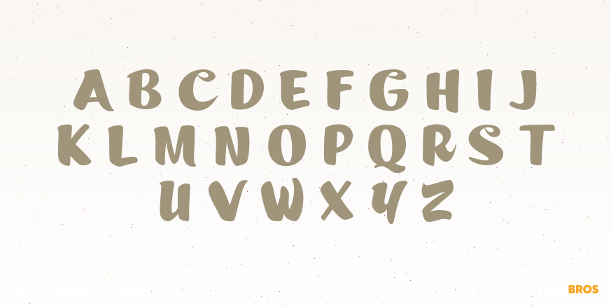 Vanilla Shake Font Poster #2