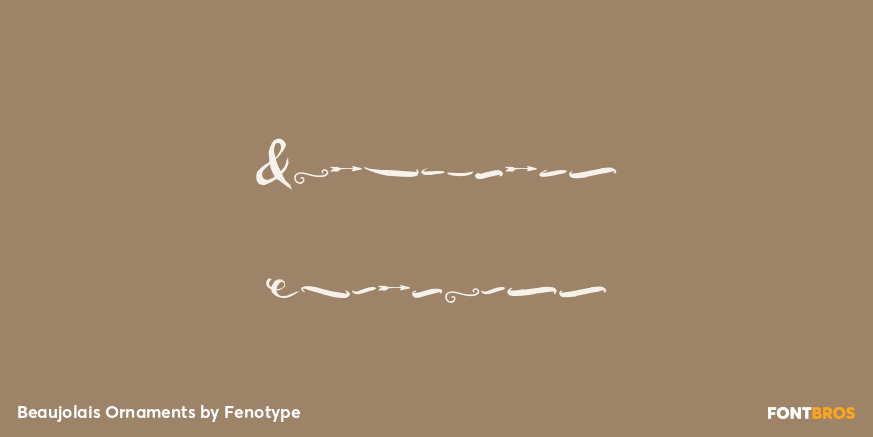 Beaujolais Ornaments Poster