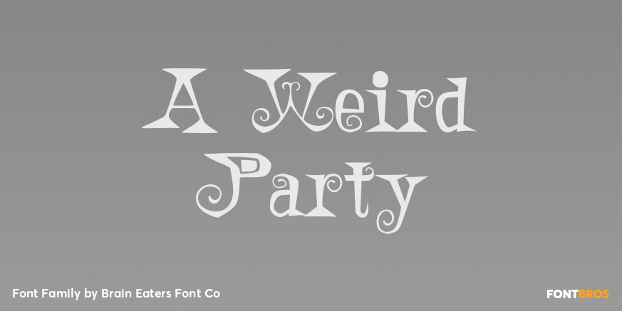 A Weird Party Poster