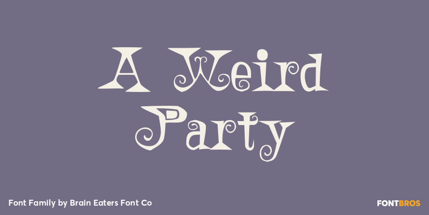 A Weird Party Poster