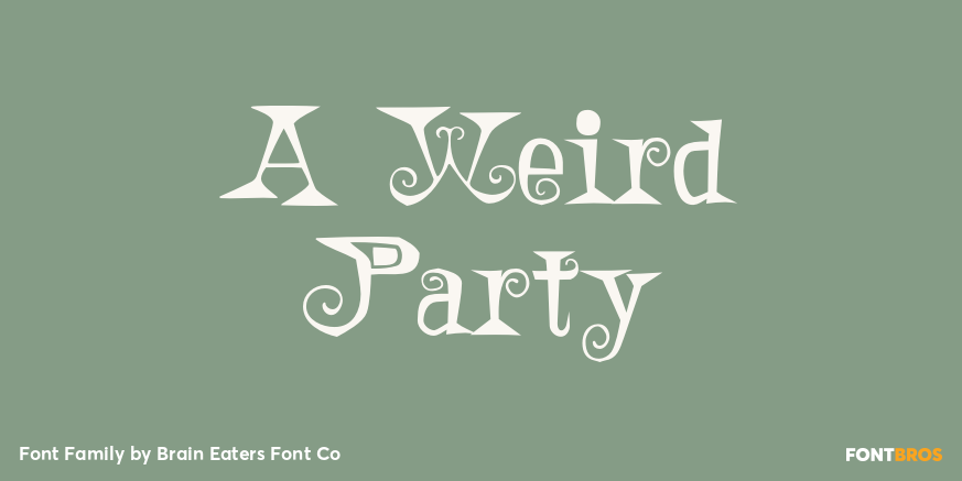 A Weird Party Poster