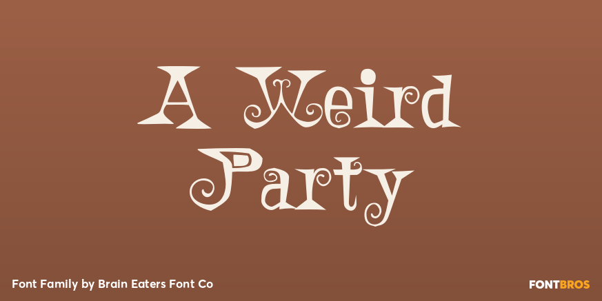 A Weird Party Poster