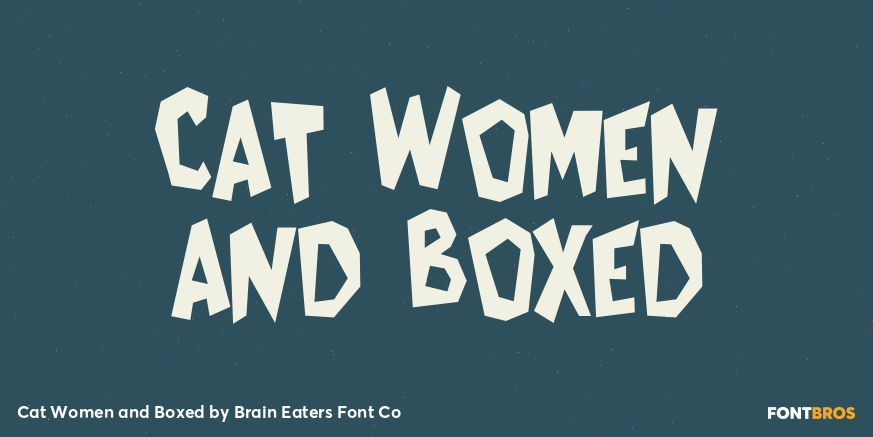 Cat Women and Boxed Poster