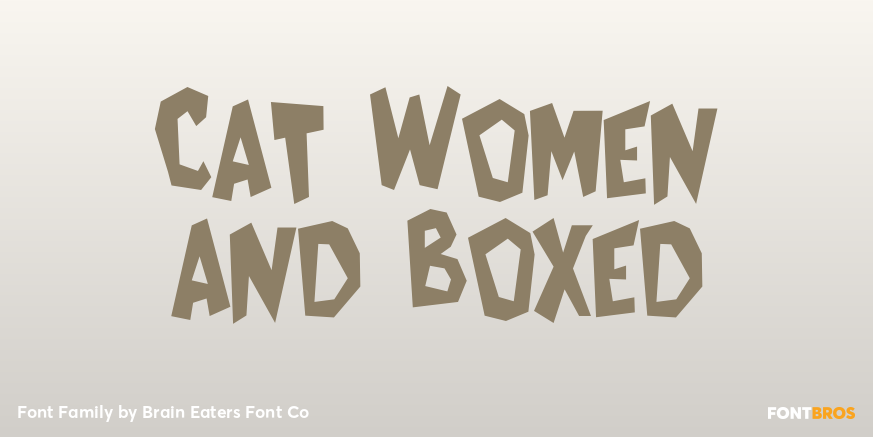Cat Women and Boxed Poster