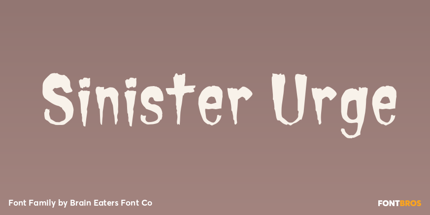 Sinister Urge Poster