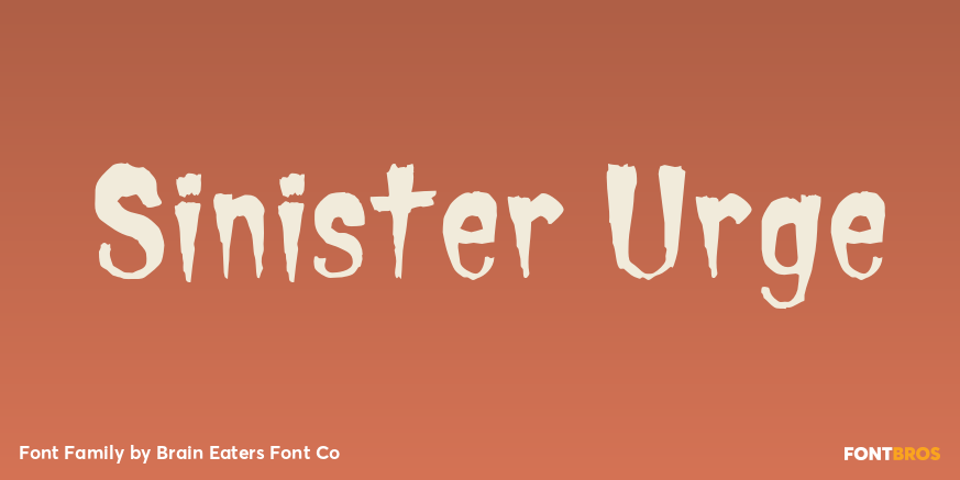 Sinister Urge Poster