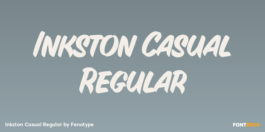 Inkston Casual Regular Poster