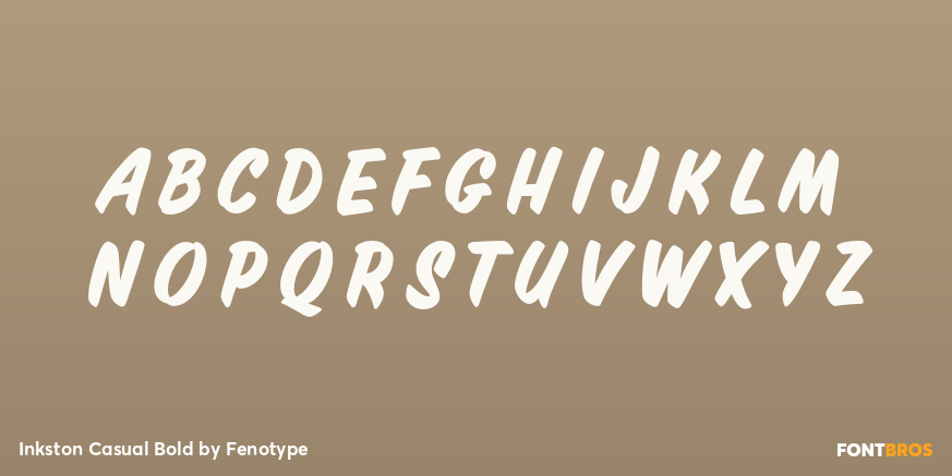 Inkston Casual Bold Font Poster #2