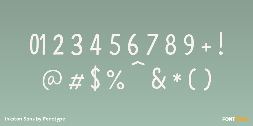 Inkston Sans Font Poster #4