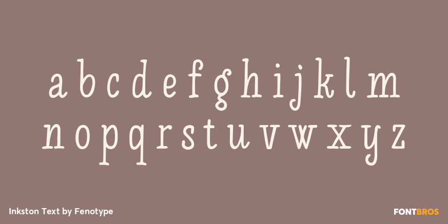 Inkston Text Font Poster #3